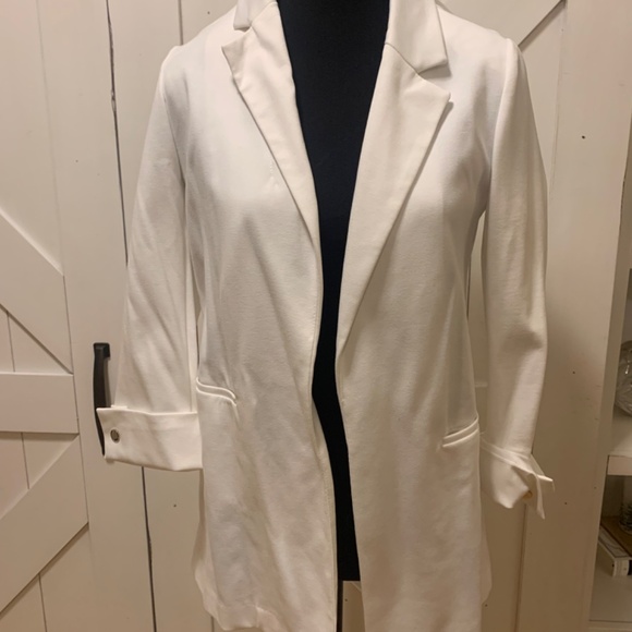 White Suzy Shier Blazer for Women - Picture 6 of 6